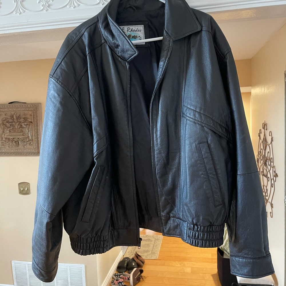 Leather jacket